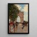 L'Arc de Triomphe Champs-Élysées - Jean Béraud — cuadro enmarcado en la pared