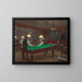 La Partie de billard - Jean Béraud — framed artwork on a wall