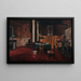 La salle de rédaction du Journal des débats - Jean Béraud — framed artwork on a wall