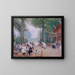 The Chalet du Cycle at Bois de Boulogne - Jean Béraud — framed artwork on a wall