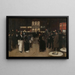 El bulevar Montmartre por la noche frente al teatro de las Variétés - Jean Béraud — cuadro enmarcado en la pared