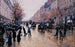 Le boulevard Poissonnière sous la pluie - Jean Béraud — artwork view