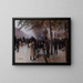 Le boulevard des Capucines le soir devant le Café Napolitain - Jean Béraud — framed artwork on a wall