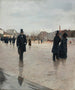 Leaving the Montmartre Cemetery - Jean Béraud — artwork view