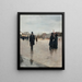 Leaving the Montmartre Cemetery - Jean Béraud — framed artwork on a wall