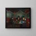 Les joueurs de jacquet - Jean Béraud — framed artwork on a wall