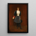 La esgrimista - Jean Béraud — cuadro enmarcado en la pared