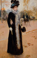 Parisienne au Bois - Jean Béraud — vista de la obra