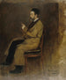 Portrait painting of Jean-Jacques Weiss 1827-1891 editor at the Journal des débats - Jean Béraud — artwork view