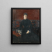 Portrait of Queen Bourdais - Jean Béraud — framed artwork on a wall