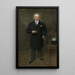 Retrato de Sir Campbell Clarke - Jean Béraud — cuadro enmarcado en la pared