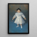 retrato de Jacques Blumenthal a los tres años - Jean Béraud — cuadro enmarcado en la pared