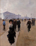 Scene of Concorde Square - Jean Béraud — artwork view