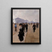 Scene of Concorde Square - Jean Béraud — framed artwork on a wall