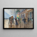 Escena callejera parisina - Jean Béraud — cuadro enmarcado en la pared