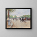 on the Champs-Élysées - Jean Béraud — framed artwork on a wall
