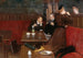 Three characters in a café - Jean Béraud — artwork view