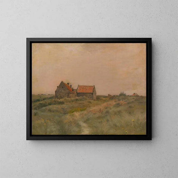 October Day - Jean-Charles Cazin — framed artwork on a wall