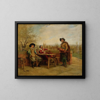 Jean Charles Meissonier - Springtime On The Terrace.webp