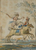 de acróbatas a caballo - Jean Démosthène Dugourc — vista de la obra