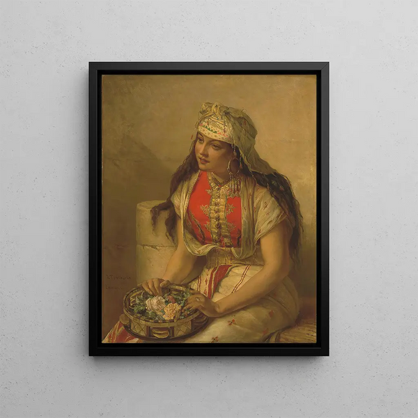 Jean Franois Portaels - An Oriental Beauty.webp