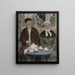 Thé de l'après-midi - Jean François Raffaëlli — framed artwork on a wall