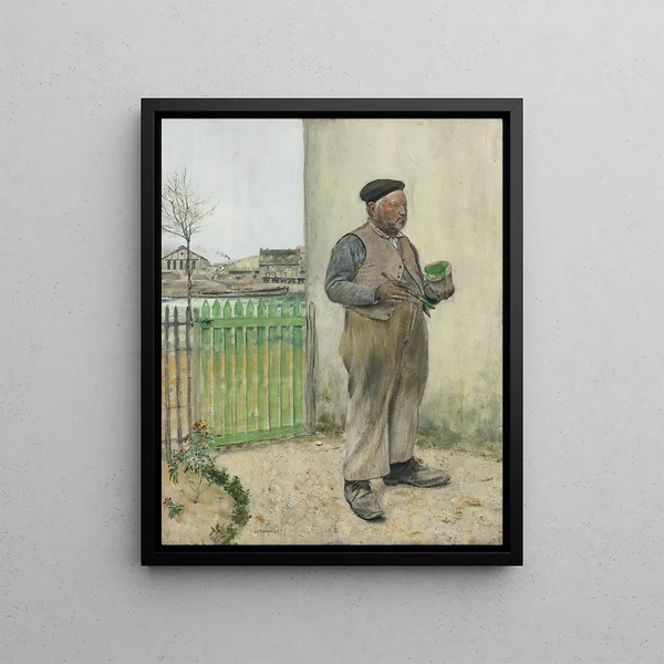 Jean Franois Raffalli - Bonhomme venant de peindre sa barrire.webp