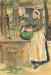La cocinera en el mercado - Jean François Raffaëlli — vista de la obra
