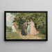 La bonne aventure - Jean François Raffaëlli — framed artwork on a wall