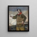 El Viejo Salvavidas - Jean François Raffaëlli — cuadro enmarcado en la pared