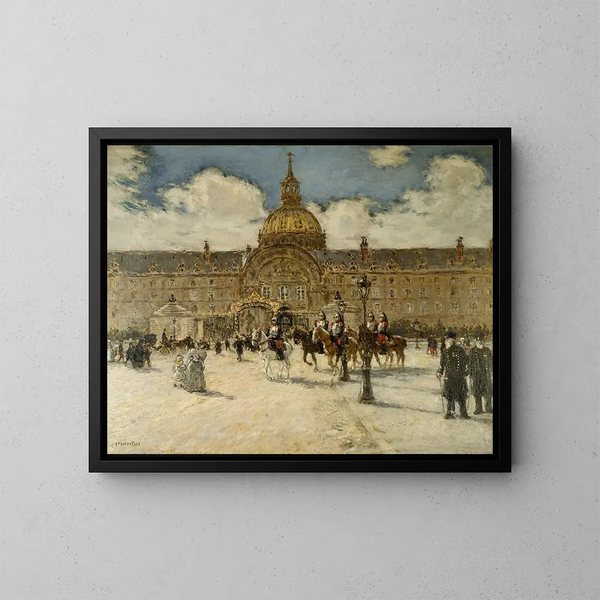 Los Invalides - Jean François Raffaëlli — cuadro enmarcado en la pared