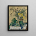 Nature morte aux fleurs et aux raisins - Jean François Raffaëlli — cuadro enmarcado en la pared