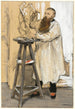 Portrait of the sculptor Auguste Rodin in his studio - Jean François Raffaëlli — artwork view