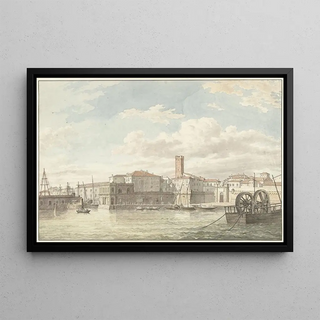 Jean Grandjean - De haven van Civitavecchia.webp