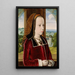 Marguerite d'Autriche - Jean Hey — framed artwork on a wall