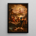Apollon et le char du soleil - Jean Jouvenet — framed artwork on a wall