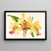 Cattleya aurea - Jean Jules Linden — cuadro enmarcado en la pared