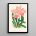 Cattleya Malouana - Jean Jules Linden — cuadro enmarcado en la pared