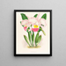 Cattleya Mendeli - Jean Jules Linden — framed artwork on a wall