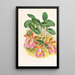 Cattleya schilleriana - Jean Jules Linden — cuadro enmarcado en la pared