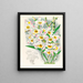 Dendrobium wardianum - Jean Jules Linden — cuadro enmarcado en la pared