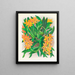 Épidendrum vitellin - Jean Jules Linden — cuadro enmarcado en la pared