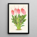 Masdevallia lindeni var grandiflora - Jean Jules Linden — framed artwork on a wall