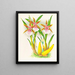 Miltonia blunti - Jean Jules Linden — cuadro enmarcado en la pared