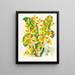 Sarcodes de Oncidium - Jean Jules Linden — cuadro enmarcado en la pared