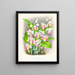 Phaius humbloti - Jean Jules Linden — cuadro enmarcado en la pared