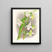 Selenipedium sedeni candidulum - Jean Jules Linden — framed artwork on a wall