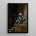 a smoking doorman in Cairo - Jean Lecomte du Nouÿ — framed artwork on a wall
