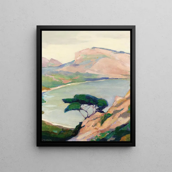 Costa del Carmelo - Jean Mannheim — cuadro enmarcado en la pared