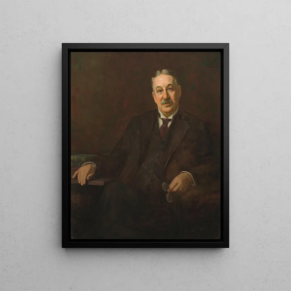 King Camp Gillette - Jean Mannheim — cuadro enmarcado en la pared